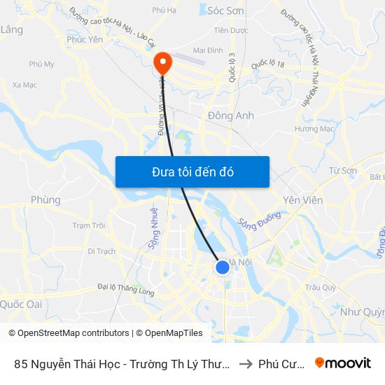 85 Nguyễn Thái Học - Trường Th Lý Thường Kiệt to Phú Cường map