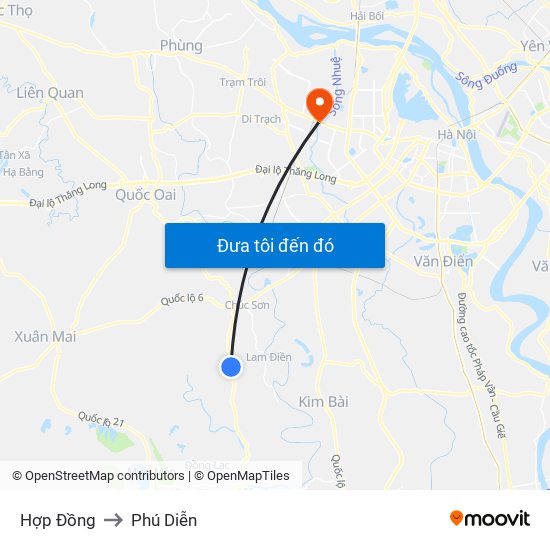 Hợp Đồng to Phú Diễn map