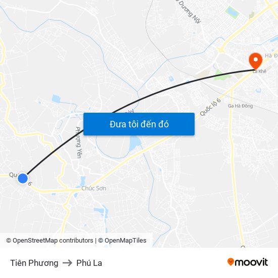 Tiên Phương to Phú La map