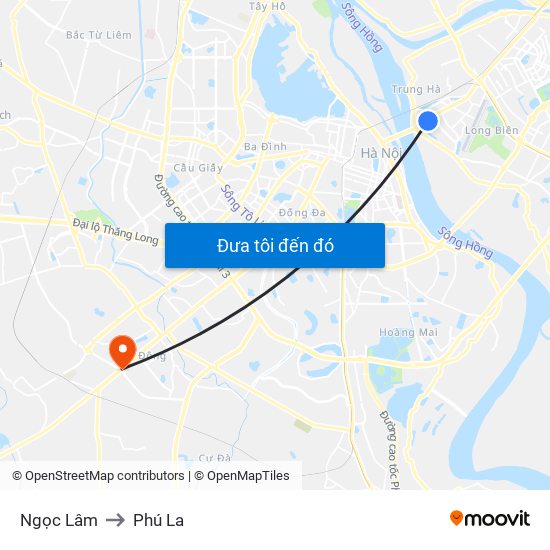 Ngọc Lâm to Phú La map