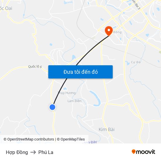 Hợp Đồng to Phú La map