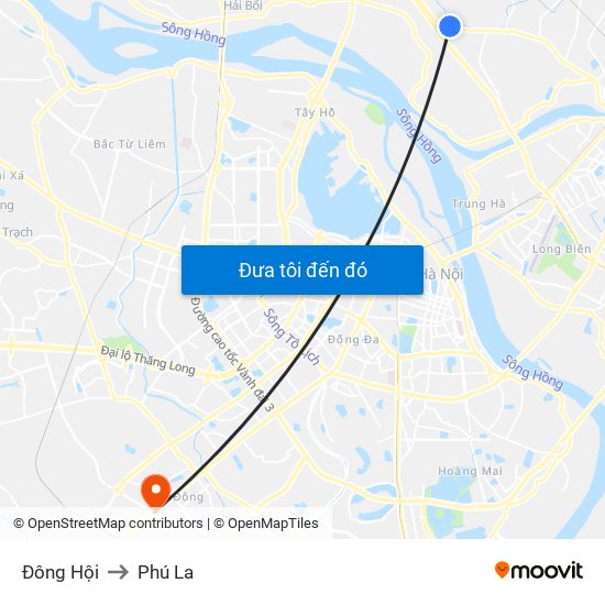 Đông Hội to Phú La map