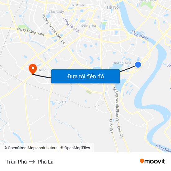 Trần Phú to Phú La map