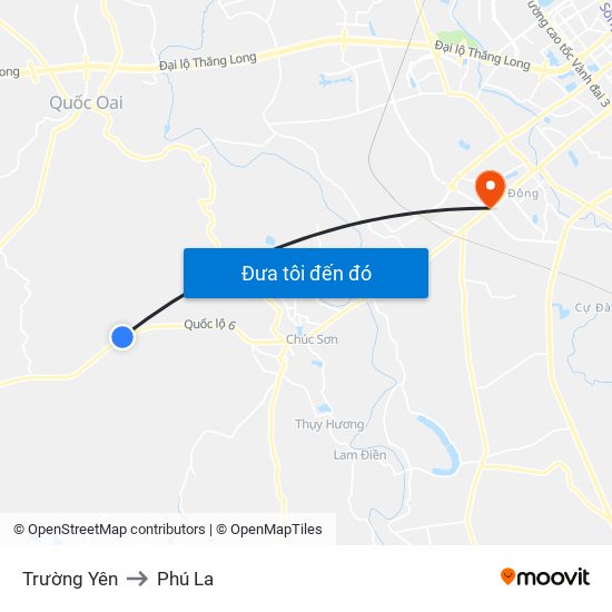 Trường Yên to Phú La map