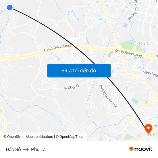 Đắc Sở to Phú La map