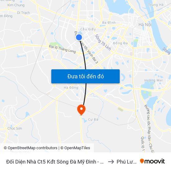 Đối Diện Nhà Ct5 Kđt Sông Đà Mỹ Đình - Phạm Hùng to Phú Lương map