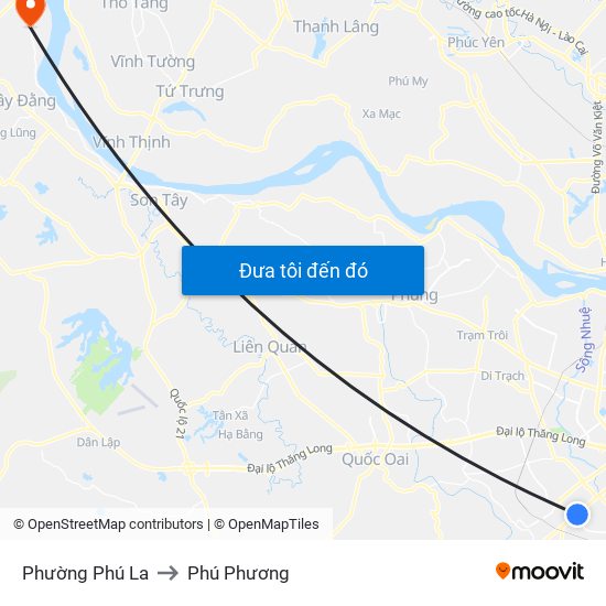 Phường Phú La to Phú Phương map