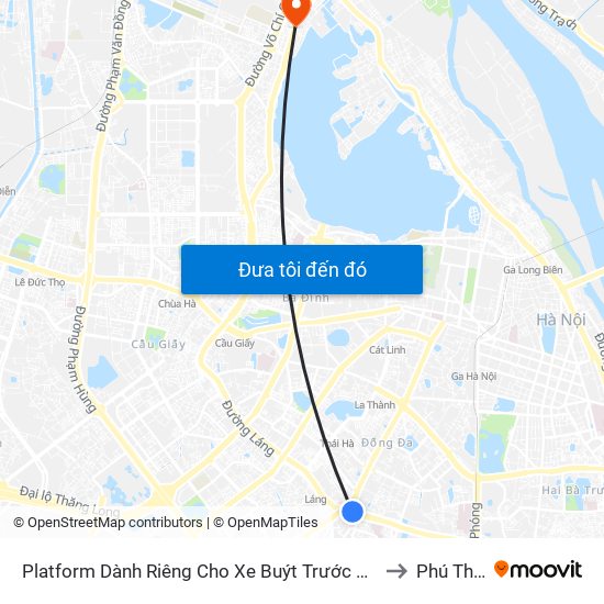 Platform Dành Riêng Cho Xe Buýt Trước Nhà 604 Trường Chinh to Phú Thượng map