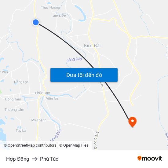 Hợp Đồng to Phú Túc map