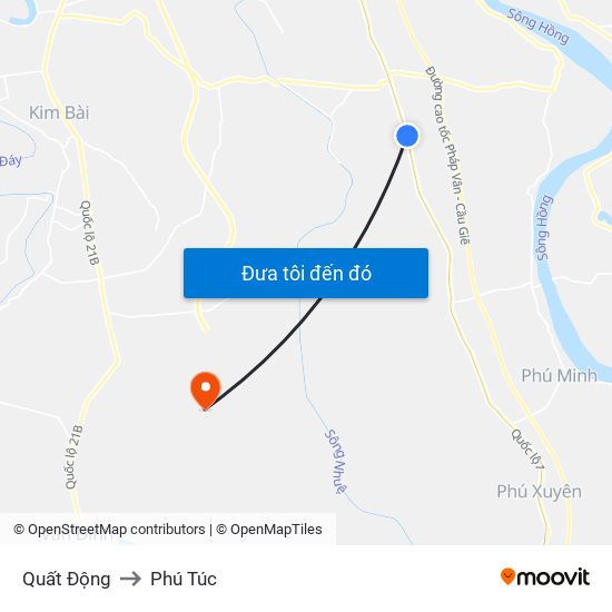 Quất Động to Phú Túc map