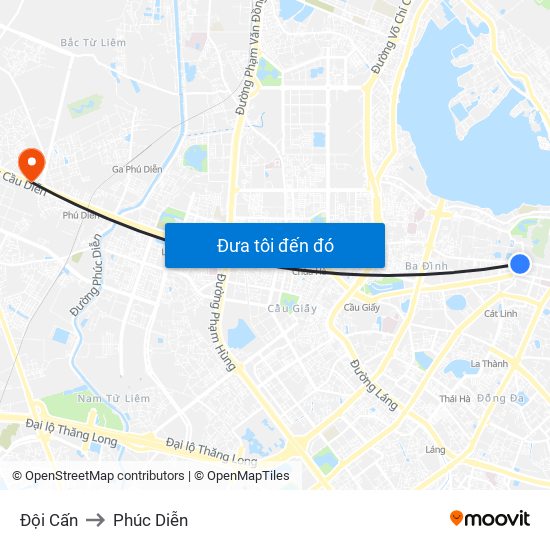 Đội Cấn to Phúc Diễn map