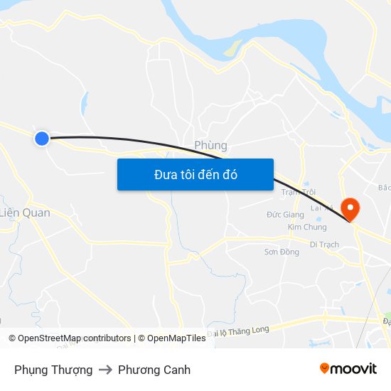 Phụng Thượng to Phương Canh map