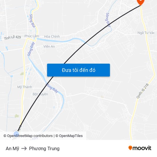 An Mỹ to Phương Trung map