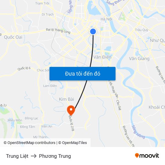 Trung Liệt to Phương Trung map