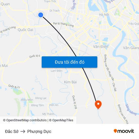 Đắc Sở to Phượng Dực map