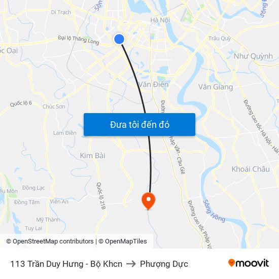 113 Trần Duy Hưng - Bộ Khcn to Phượng Dực map