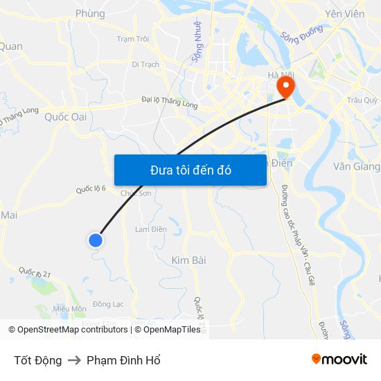 Tốt Động to Phạm Đình Hổ map