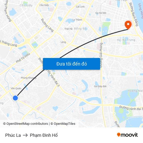 Phúc La to Phạm Đình Hổ map