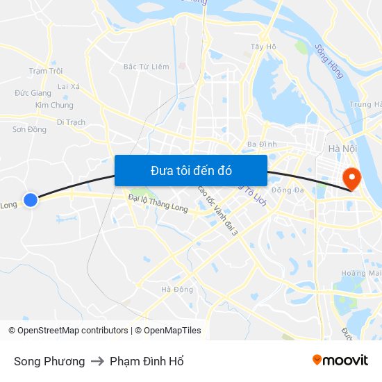 Song Phương to Phạm Đình Hổ map