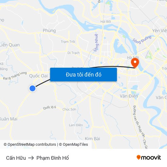 Cấn Hữu to Phạm Đình Hổ map