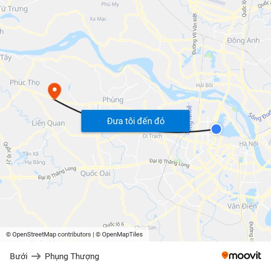 Bưởi to Phụng Thượng map