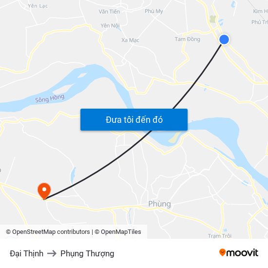 Đại Thịnh to Phụng Thượng map