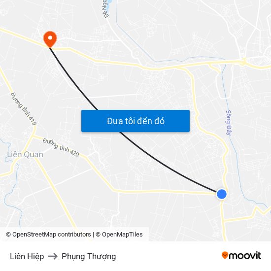 Liên Hiệp to Phụng Thượng map