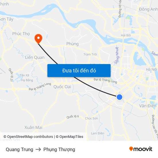 Quang Trung to Phụng Thượng map