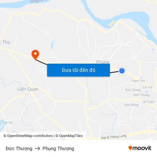 Đức Thượng to Phụng Thượng map