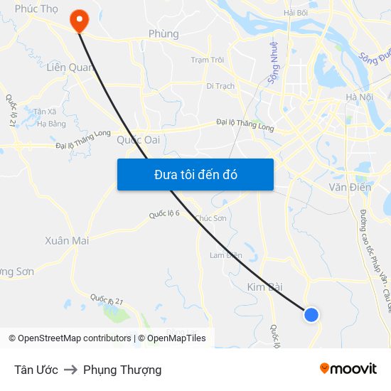 Tân Ước to Phụng Thượng map