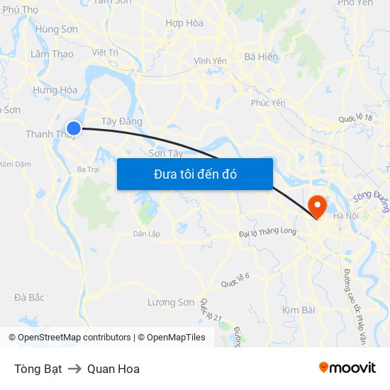 Tòng Bạt to Quan Hoa map