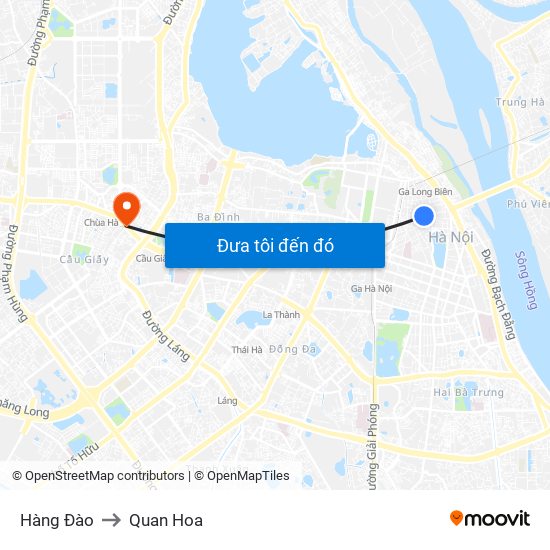 Hàng Đào to Quan Hoa map