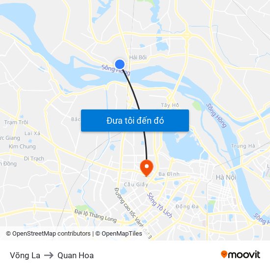 Võng La to Quan Hoa map