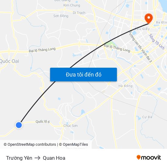 Trường Yên to Quan Hoa map