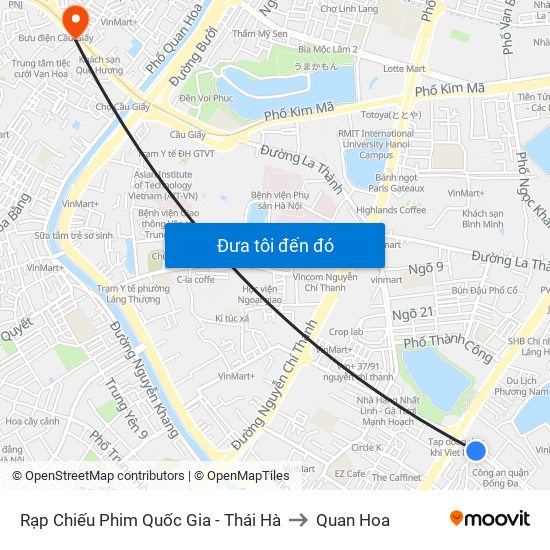 Rạp Chiếu Phim Quốc Gia - Thái Hà to Quan Hoa map