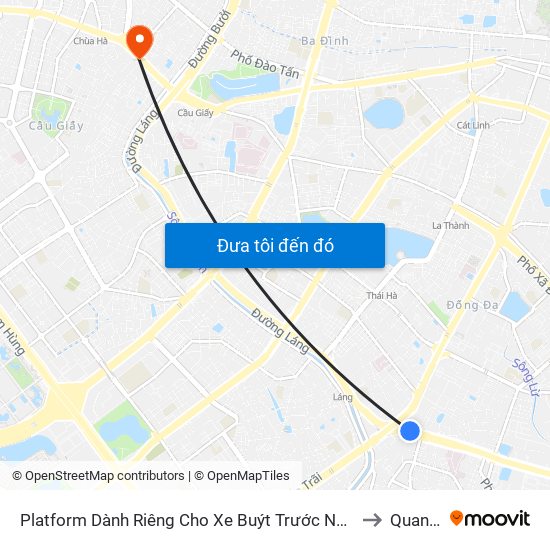 Platform Dành Riêng Cho Xe Buýt Trước Nhà 604 Trường Chinh to Quan Hoa map