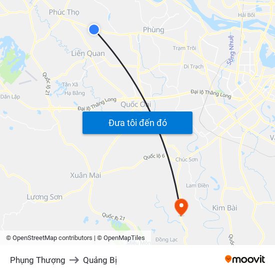 Phụng Thượng to Quảng Bị map