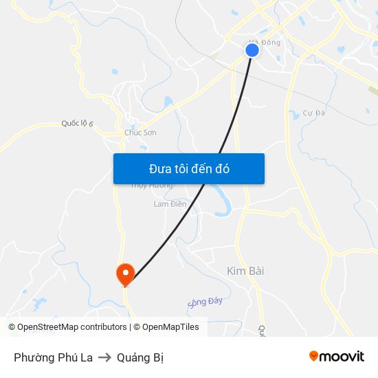 Phường Phú La to Quảng Bị map
