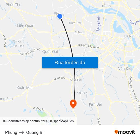 Phùng to Quảng Bị map