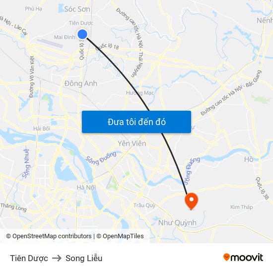 Tiên Dược to Song Liễu map