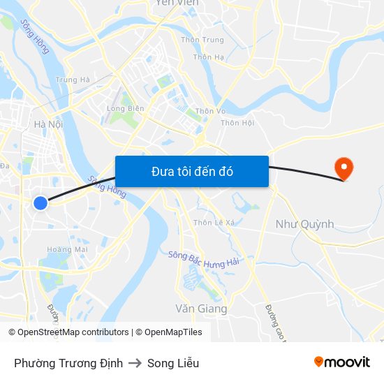 Phường Trương Định to Song Liễu map