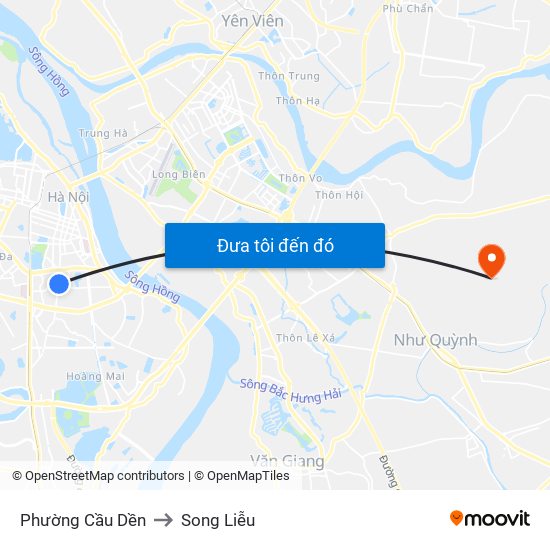 Phường Cầu Dền to Song Liễu map