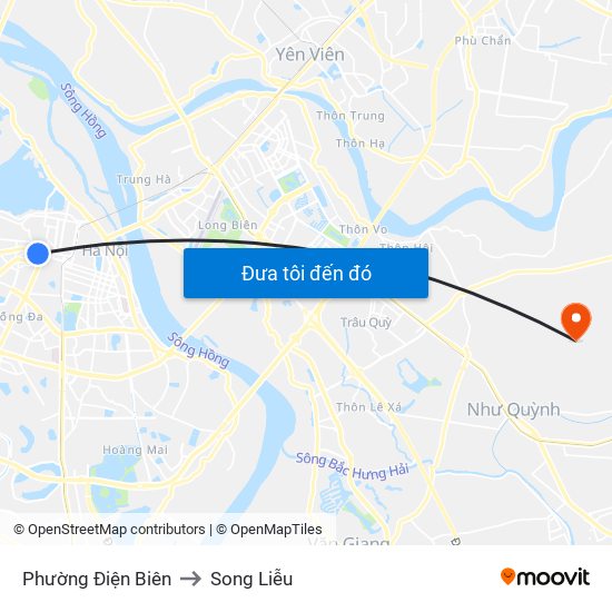 Phường Điện Biên to Song Liễu map