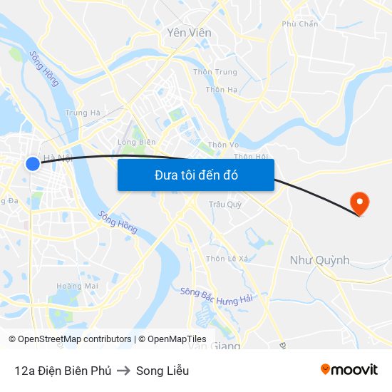 12a Điện Biên Phủ to Song Liễu map