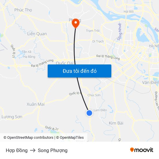 Hợp Đồng to Song Phượng map