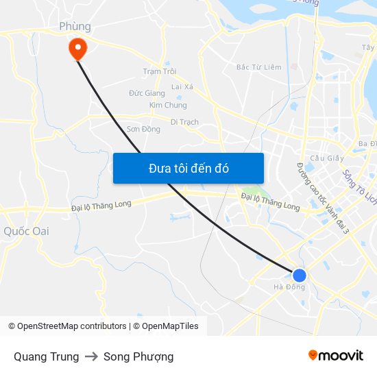 Quang Trung to Song Phượng map