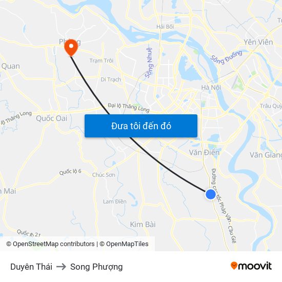 Duyên Thái to Song Phượng map