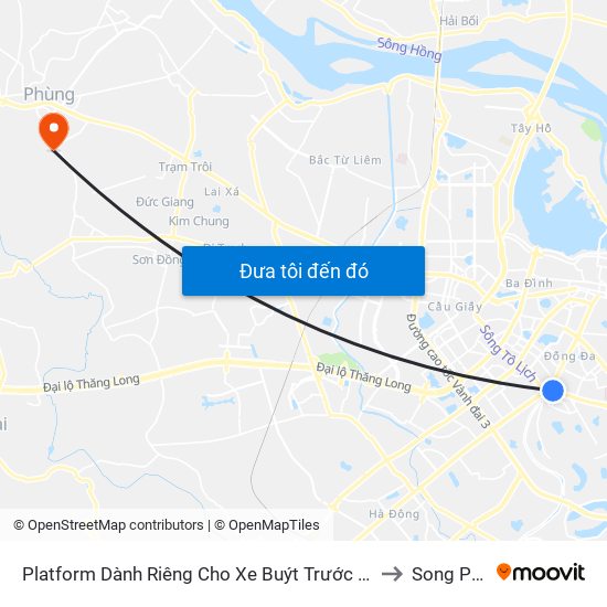 Platform Dành Riêng Cho Xe Buýt Trước Nhà 604 Trường Chinh to Song Phượng map