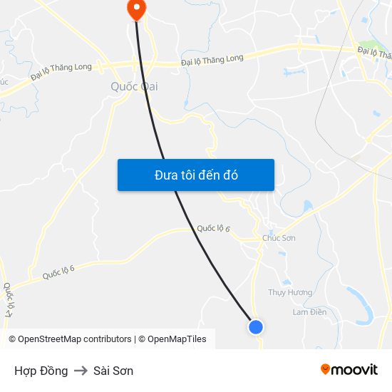 Hợp Đồng to Sài Sơn map