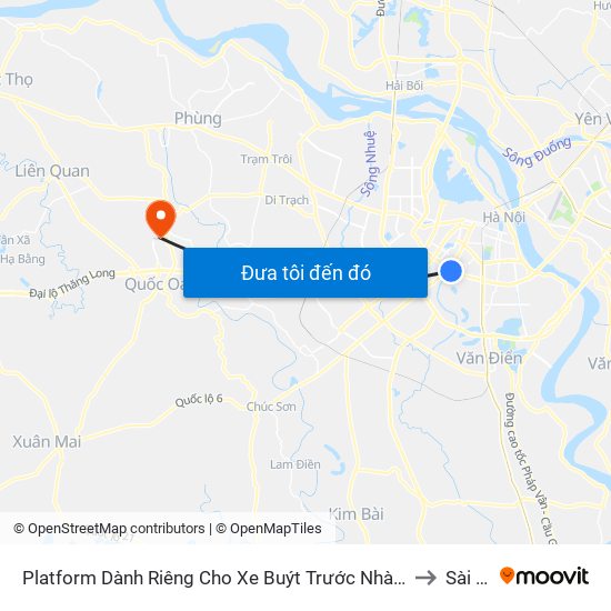 Platform Dành Riêng Cho Xe Buýt Trước Nhà 604 Trường Chinh to Sài Sơn map